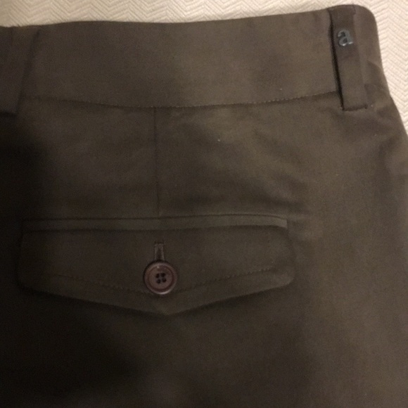 Italian Designer ALLEGRI Brown Straight Leg Trousers Size 10 - Picture 7 of 10